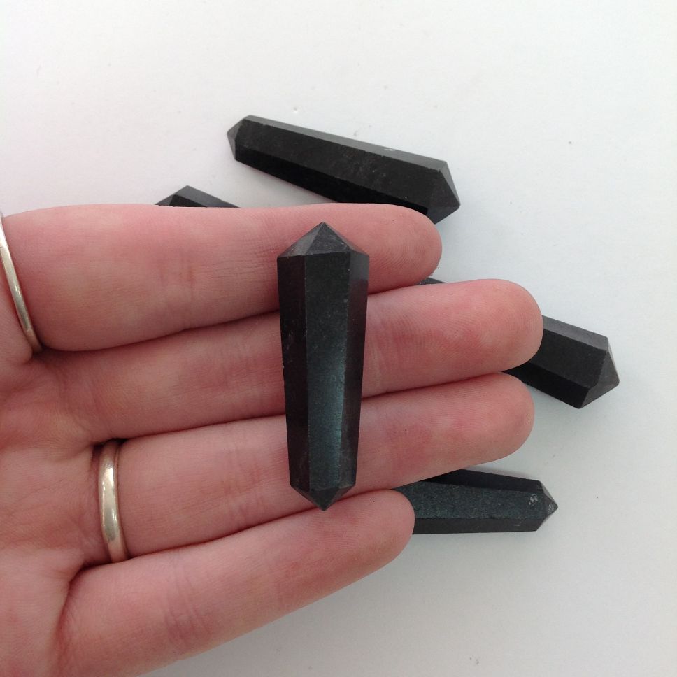 Black Tourmaline DT Wand Mini 10pc Black Tourmaline DT Wand Mini 10pc